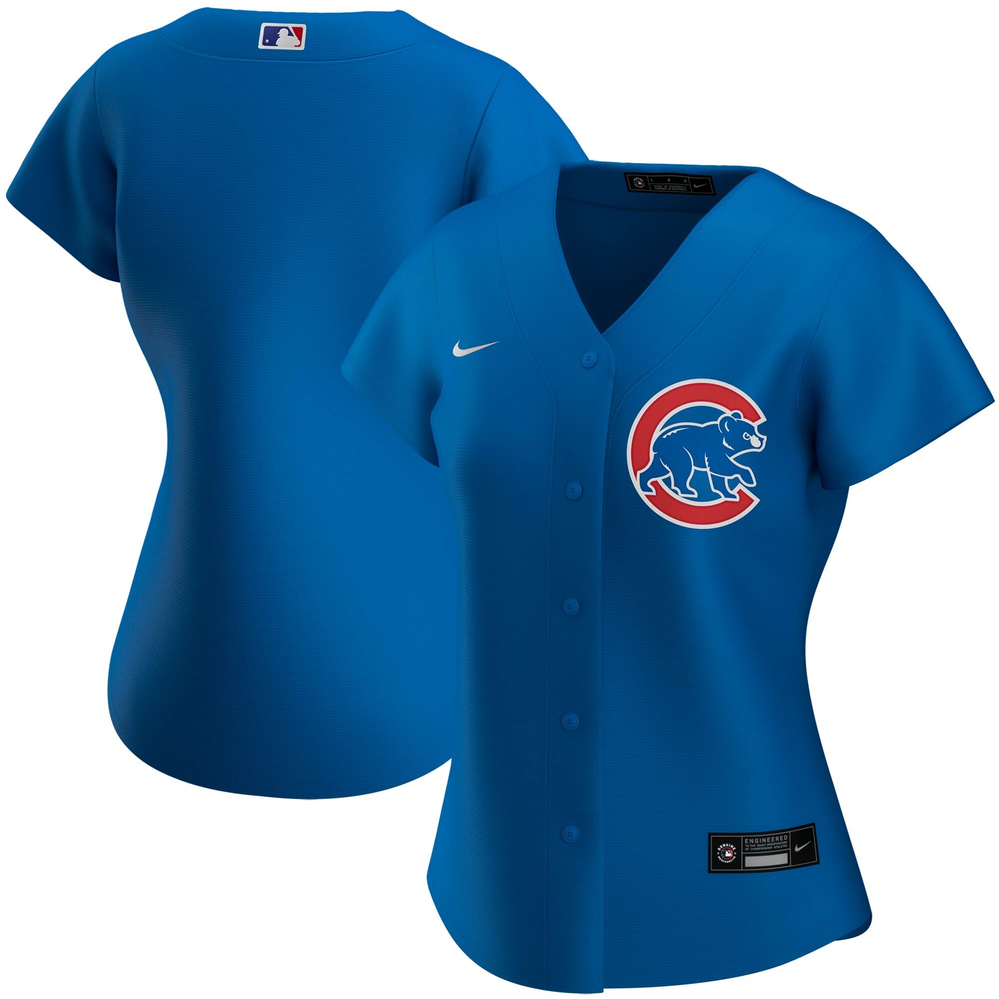 Custom Chicago Cubs Nike Women Alternate 2020 MLB Team Jersey Royal